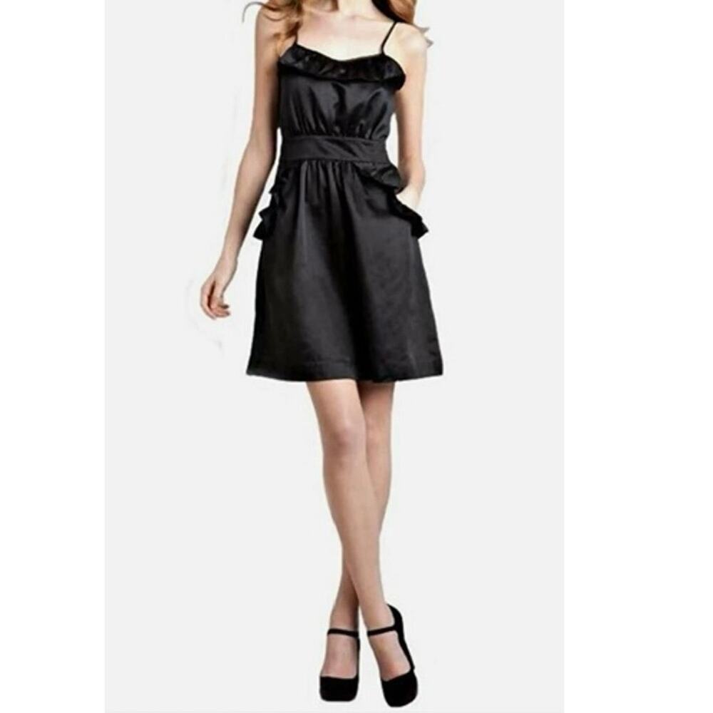 NEW Marc Jacobs Silk Black Dress sz 2 whimisgoth vampire